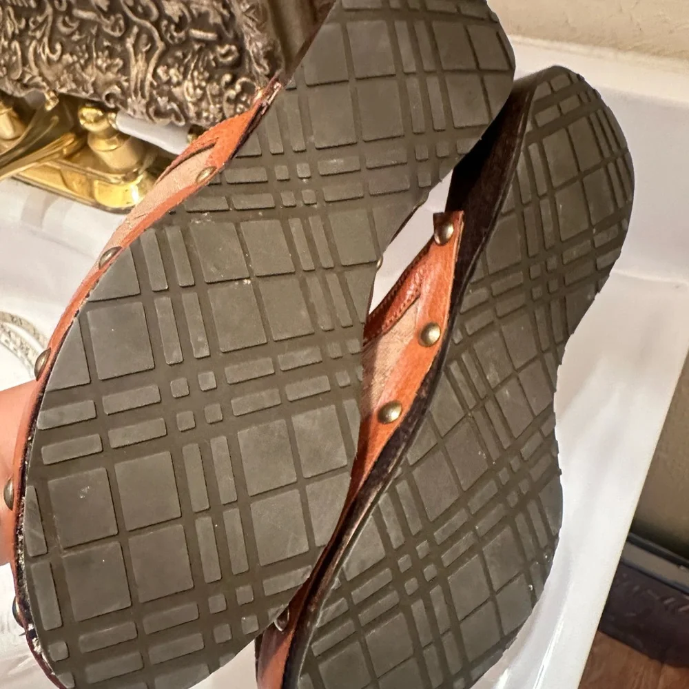 Burberry Brown and Black Plaid Mules 6 - Picture 4 of 8
